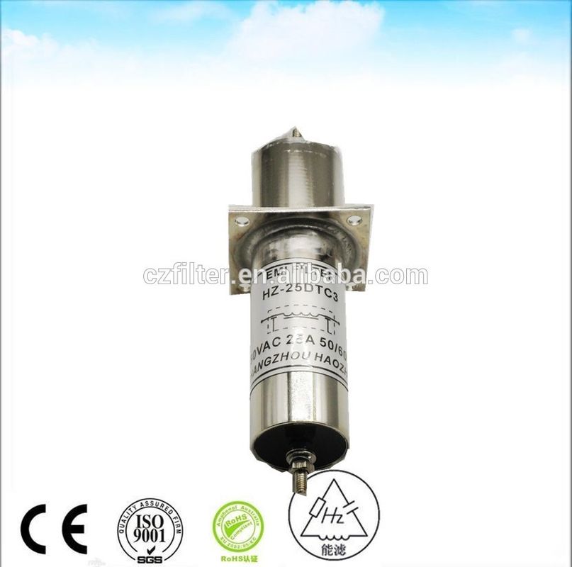 High Voltage 6A 25A Suppression Emi Feedthrough Filter Dc Line Filter rf shielding room and emc anechoic chamber